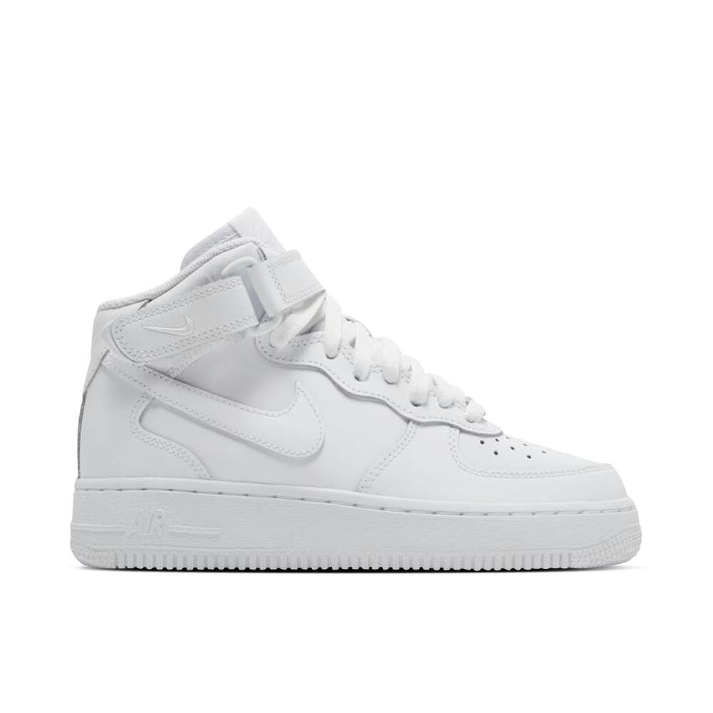 Nike Air Force 1 Mid LE Triple White GS DH2933-111 Boys Size 7Y Sneakers